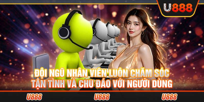 Đội ngũ nhân viên luôn chăm sóc tận tình và chu đáo với người dùng