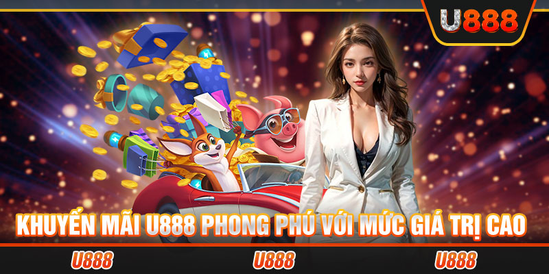 Khuyến mãi U888 phong phú với mức giá trị cao 